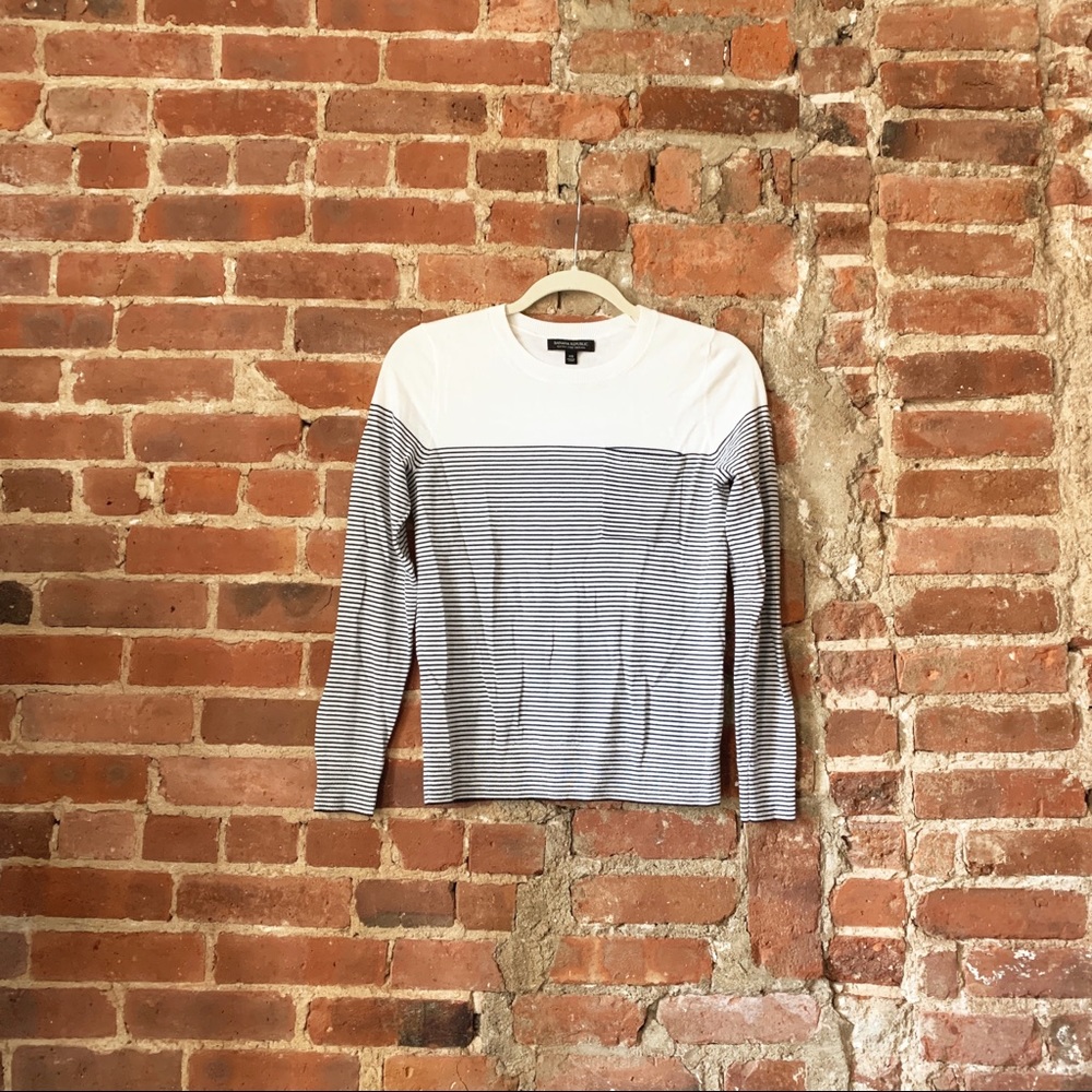Banana Republic Striped Wool Tee